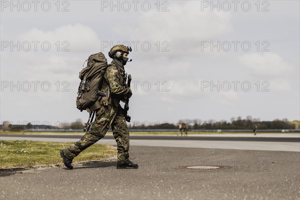 A soldier of the Bundeswehr