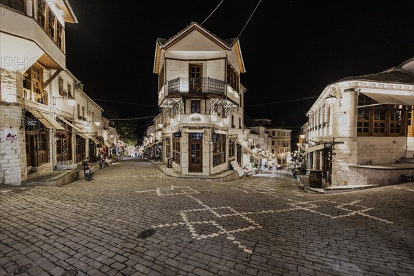 City view of the Albanian village of Gjirokaster
