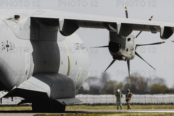 The Bundeswehr Airbus A400M aircraft