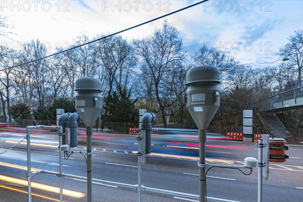 Traffic on the road at Neckartor