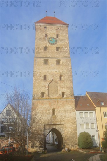 Historic goose tower or goose gate from the Middle Ages