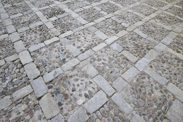 Mosaic as street paving