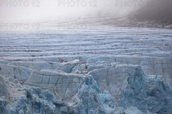 Glacier in the Magdalenefjord on Svalbard