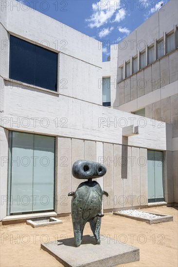 Statue at the Fundacio Joan Miro Museum