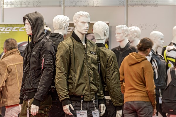 Male mannequins with jackets for bikers and leisure by Buese Bekleidung