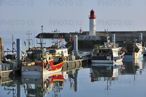 Fishing boats in the harbour at La Cotiniere on the island Ile dOleron