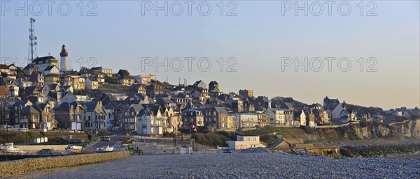 The village Ault at the coast in Picardy