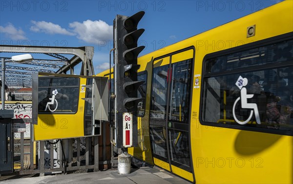 Above-ground underground station Gleisdreieck