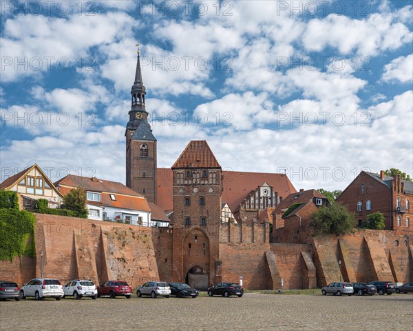 City view with city wall