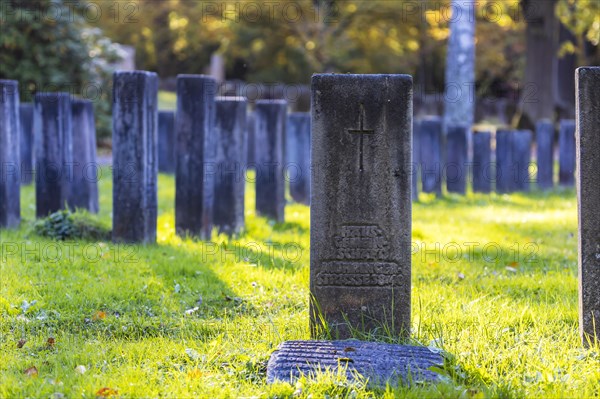 Cemetery in autumn