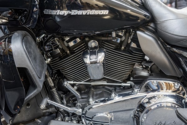 Engine block of a Harley-Davidson FLHXS Street Glide Special