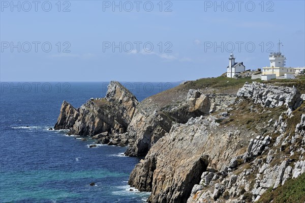 Lighthouse and semaphore at the Pointe du Toulinguet