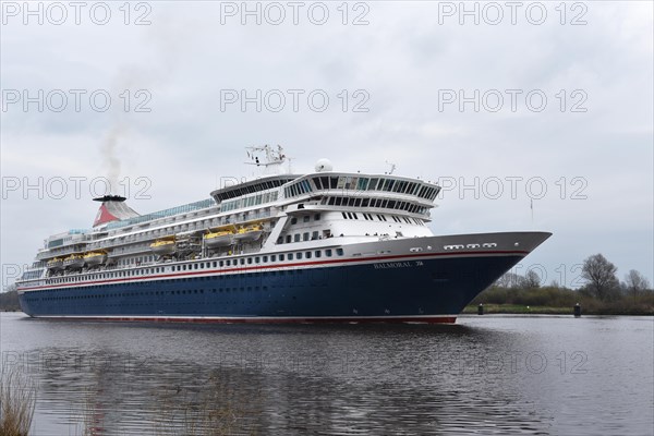 Cruise ship Balmoral in the Kiel Canal