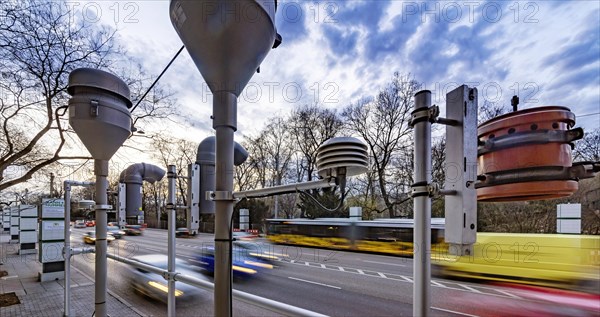 Traffic on the road at Neckartor