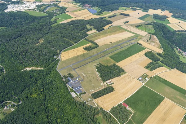 Aerial view of Burg Feuerstein airfield