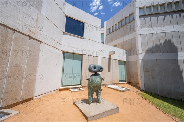 Statue at the Fundacio Joan Miro Museum