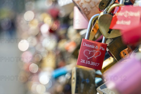 Love locks on the Hohenzollern Bridge