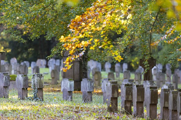 Cemetery in autumn