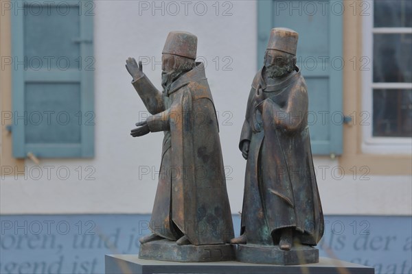 Sculpture The Wise Men of Speyer by Wolf Spitzer 2013