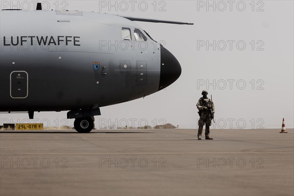 Air Force Airbus A400M pictured in Gao