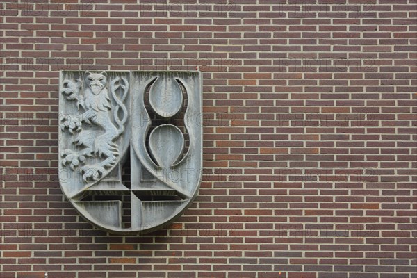 Town coat of arms on the town hall