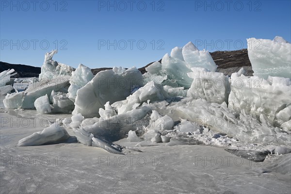 Ice on the Russell Glacier near Kangerlussuaq