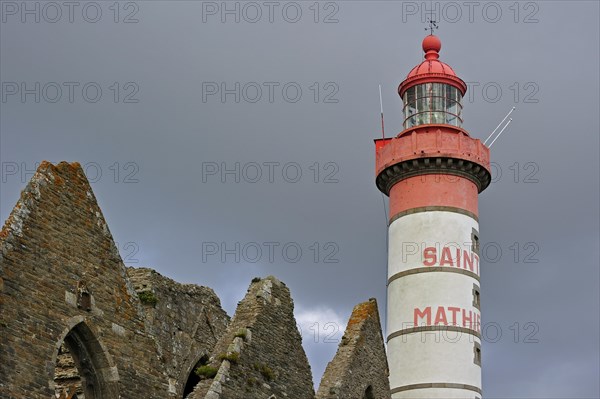 The Pointe Saint Mathieu with its lighthouse and abbey ruins