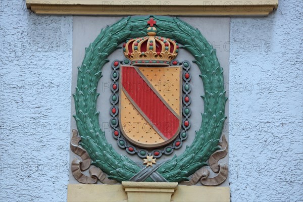 Baden coat of arms on the district court