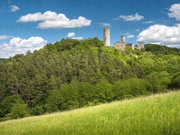 Brandenburg Castle Ruin in the Werra Valley