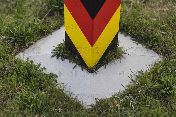 Border stone towards the Federal Republic of Germany