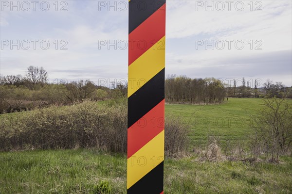 Border stone towards the Federal Republic of Germany