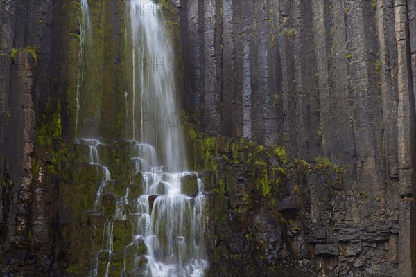 Basalt columns and Stuolafoss