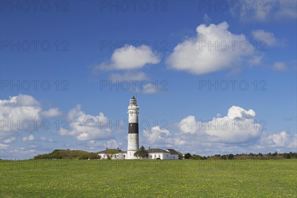 Kampen Lighthouse on the North Frisian island of Sylt