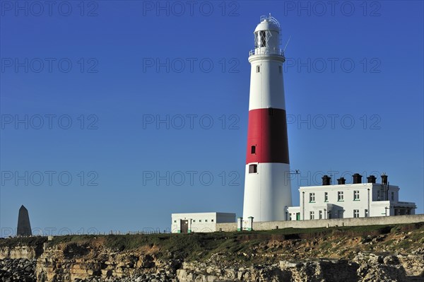 Portland Bill Lighthouse on the Isle of Portland along the Jurassic Coast