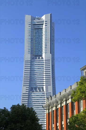 Yokohama Landmark Tower and Kitanaka Brick city of Yokohama Kanagawa Japan