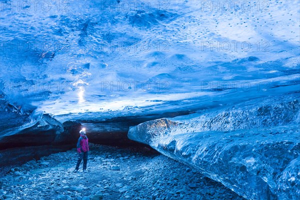 Tourist visiting The Crystal