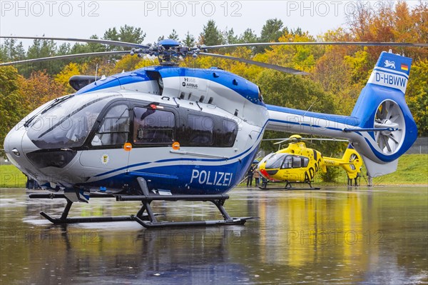 Helicopter of the Baden-Wuerttemberg Police