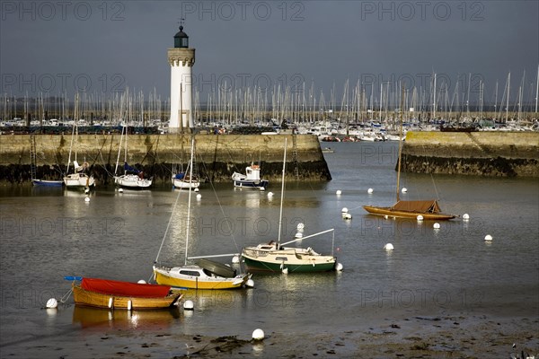 Sailing boats at the Port Haliguen