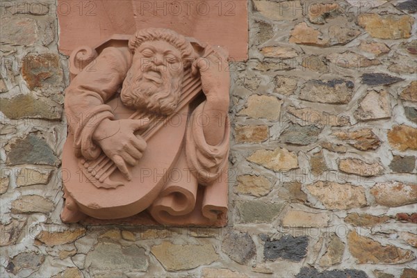 Musician with lute