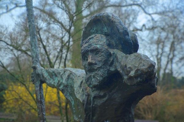 Sculpture Ferryman hol over by Georg Guenther Zeuner 1987