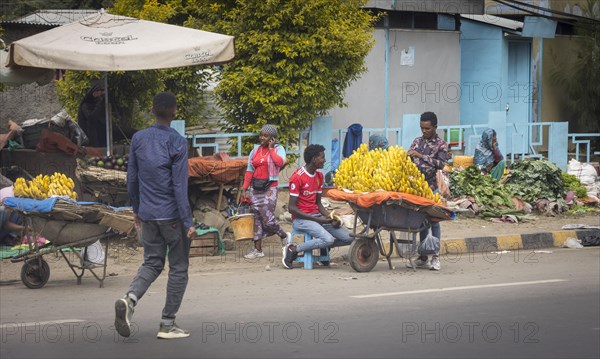 Street scene in Addis Ababa