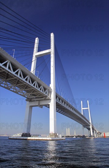 Yokohama Bay Bridge city of Yokohama Kanagawa Japan