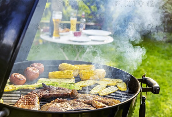 Barbecue in the garden