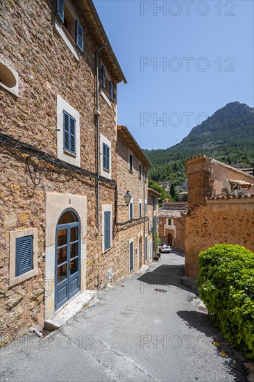 Alley with typical stone houses