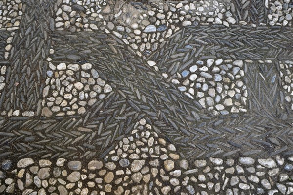 Mosaic as street paving