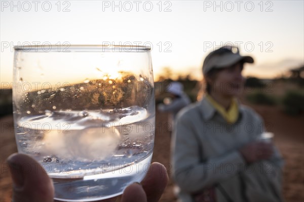 Sundowner with Gin and Tonic
