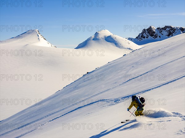 Downhill skiing