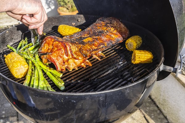 Barbecue in the garden