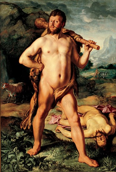 Hercules kills Cacus