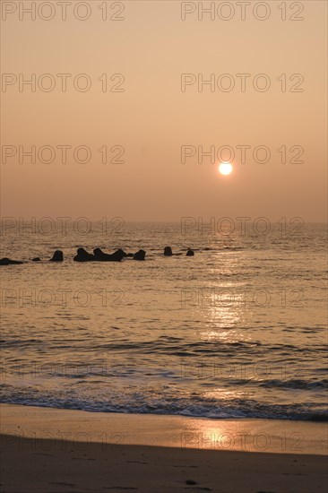 Sunset over the North Sea